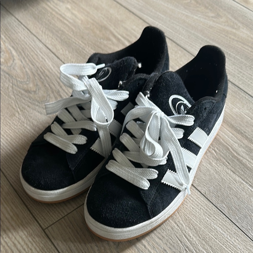 Adidas Black and White Sneakers Classic Design